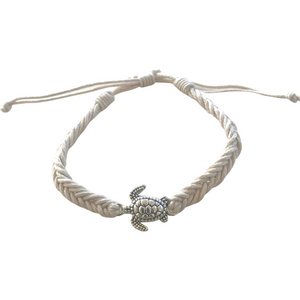 Turtle cream bracelet