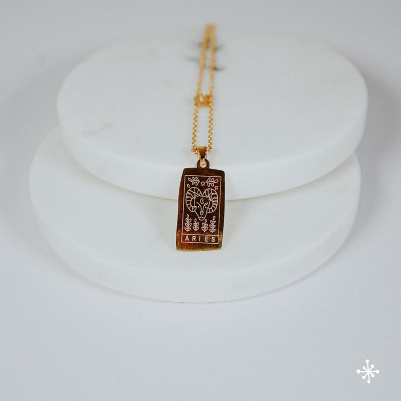 Zodiac Sign Necklace ARIES