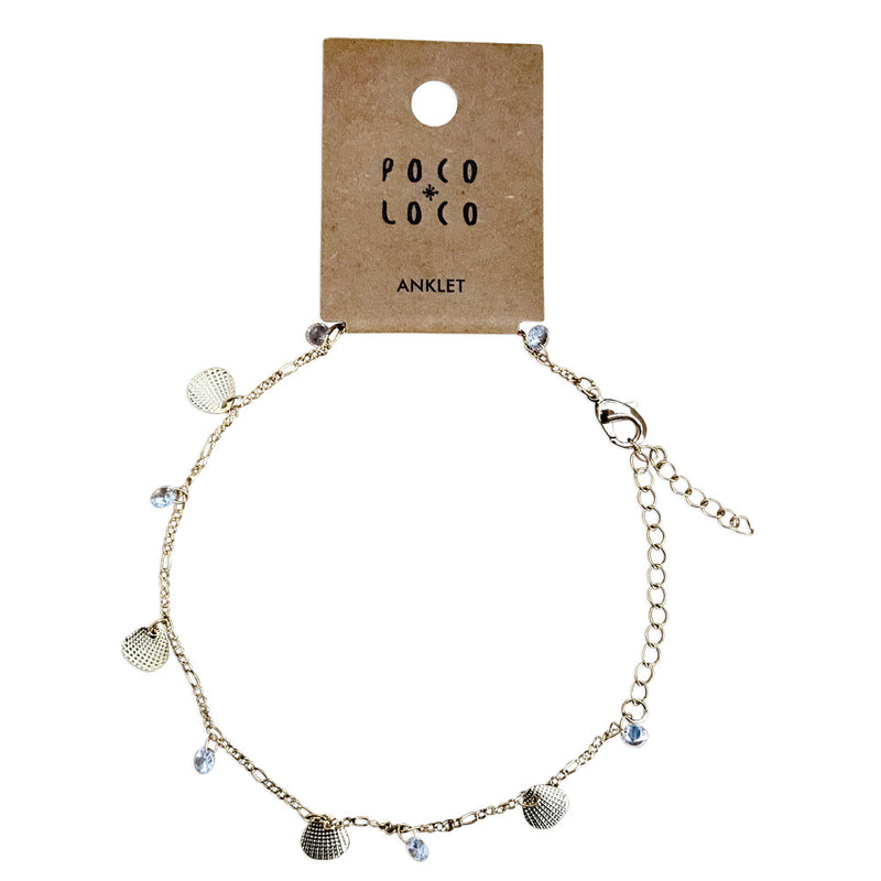 Gold Shell Anklet