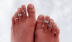 Silver Toe Rings from Bondi Australia