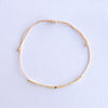 Add a pop of subtle color to your style with our Gleam Beads Adjustable Bracelets. Featuring different colors and gold beads on a silky cotton string, these adjustable bracelets are perfect for layering, with five colors available to create your unique combinations. Lightweight and comfortable, they’re ideal for everyday wear and special occasions alike. Don't forget to check our matchy anklets too!