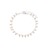 Chain Bracelet Silver - Peach