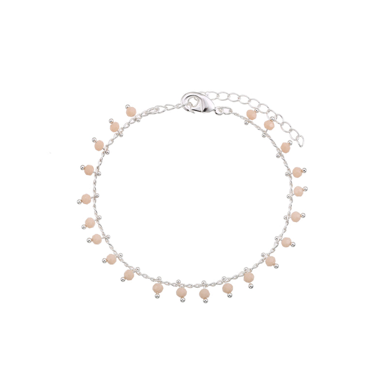Chain Bracelet Silver - Peach