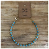 Evil Eye Anklet Gold