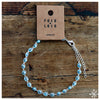 Evil eye anklet Silver