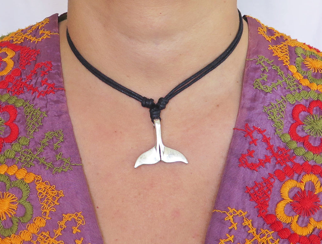 Whale tail Sliding knot Necklace
