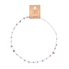 Chain Silver Necklace Amethyst