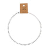 Chain Necklace Silver Plain bohemian beads