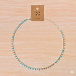 Chain Necklace Silver Turquoise