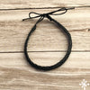 Cotton thin anklet black