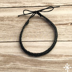 Cotton thin anklet black