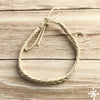 Cotton thin anklet cream