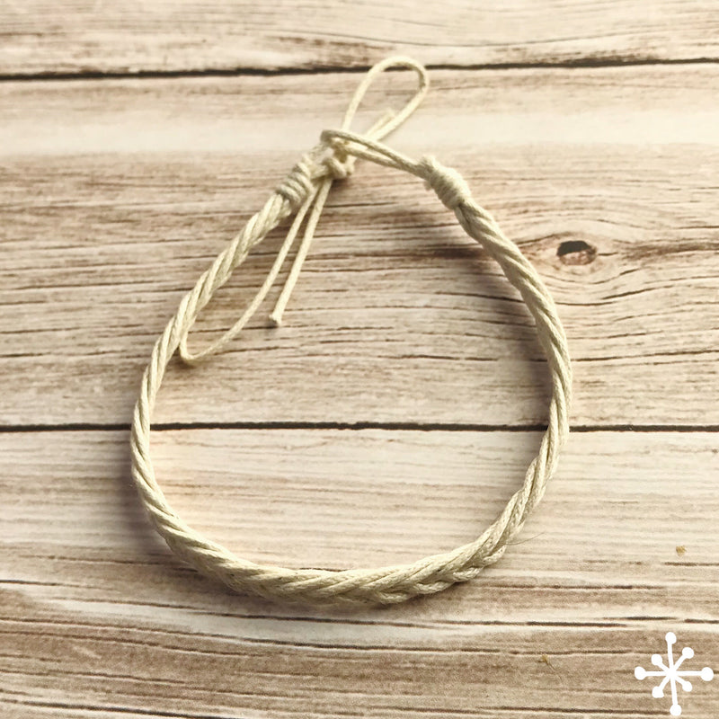 Cotton thin anklet cream