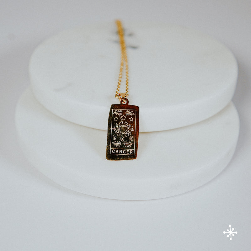 7 - Zodiac Sign Necklace CANCER