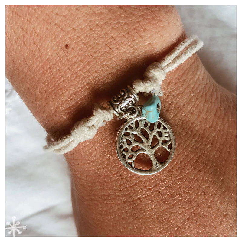 Tree of life bracelet with Turquoise