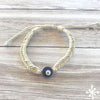 Evil Eye Bracelet Cream