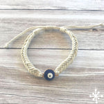 Evil Eye Bracelet Cream