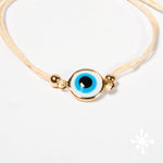 Evil eye bracelet Gold Bead