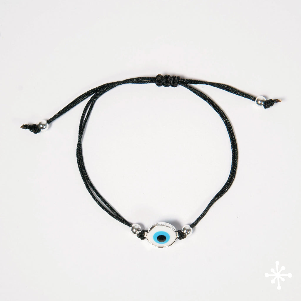 Evil eye bracelet Silver Bead