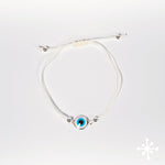 Evil eye bracelet Silver Bead