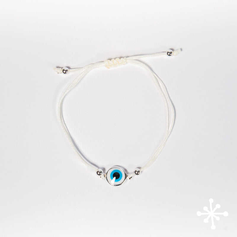 Evil eye bracelet Silver Bead
