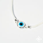Evil eye bracelet Silver Bead