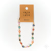 Evil Eye Bracelet Gold Chain - Multicolour