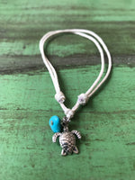 Turtle anklet with Turquoise
