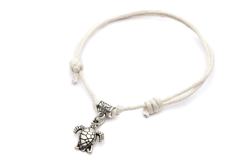 Turtle bracelet white
