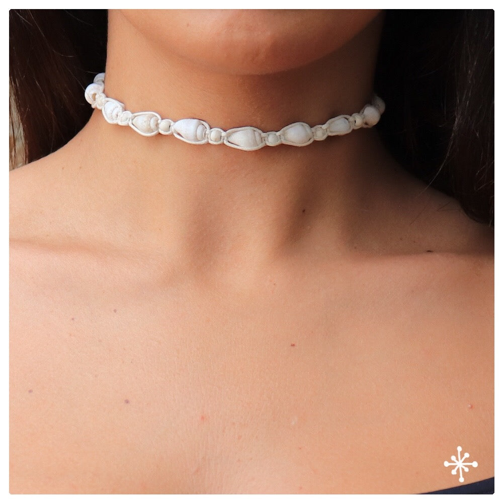 Nasa Shell Choker Cream Beads