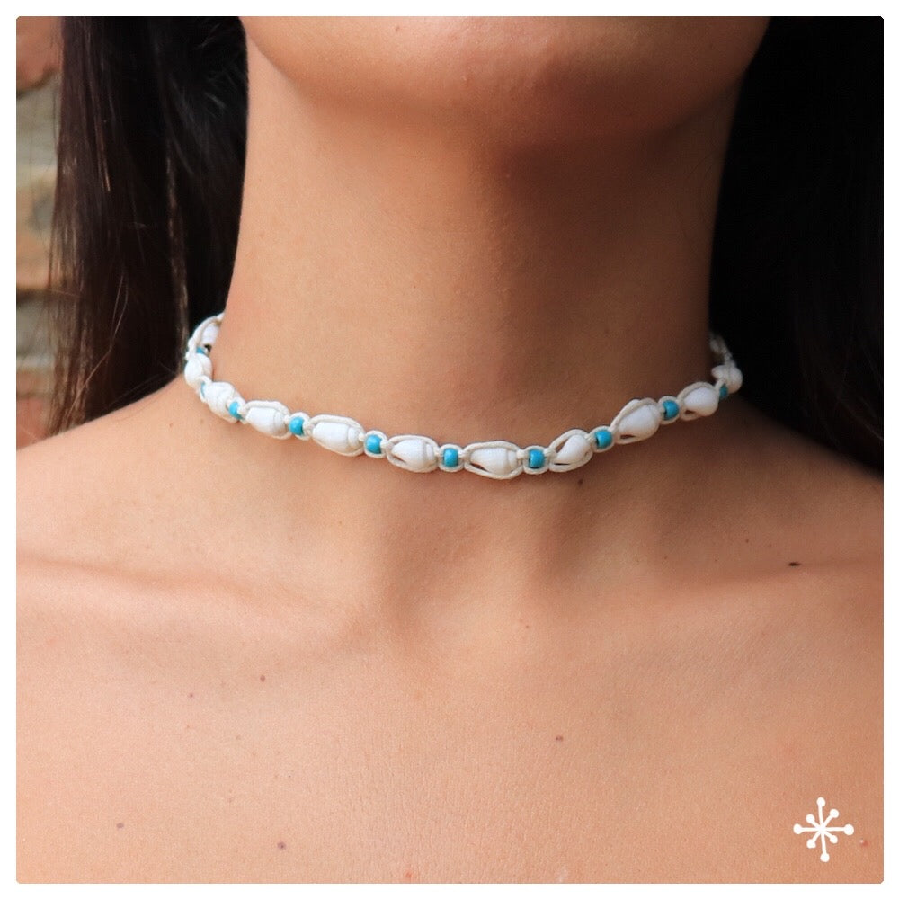 Cowrie Shell Choker Necklace - Passport Ocean