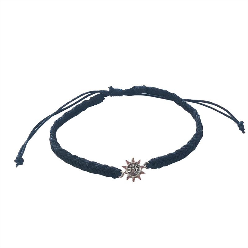 Sun anklet black