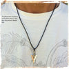 Sun Small Sliding Knots Necklace Cream Cord