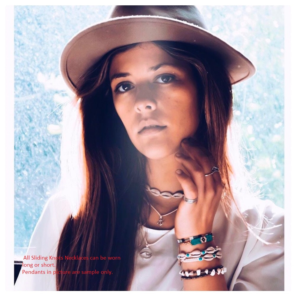 WAVE NECKLACE CREAM POCO LOCO JEWELLERY