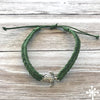 Turtle anklet green