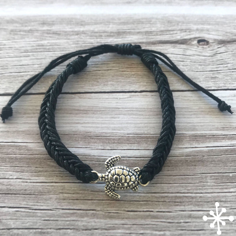 Turtle Bracelet Black