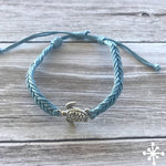 Turtle Bracelet Light Blue