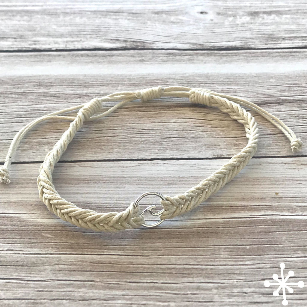 Gold sales wave anklet