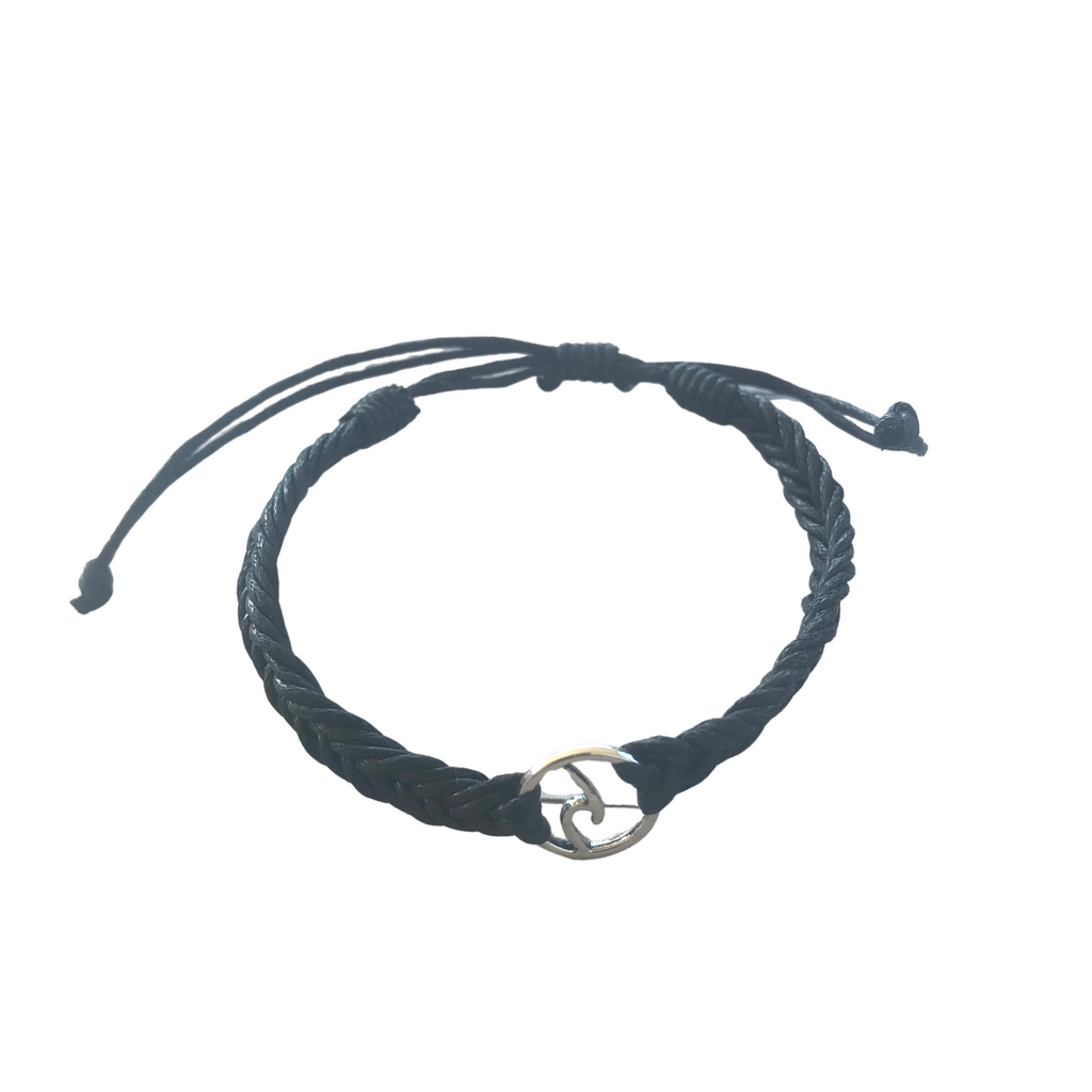 Wave Bracelet Black