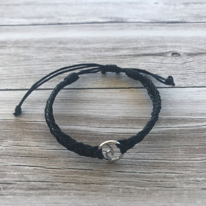 Wave Bracelet Black