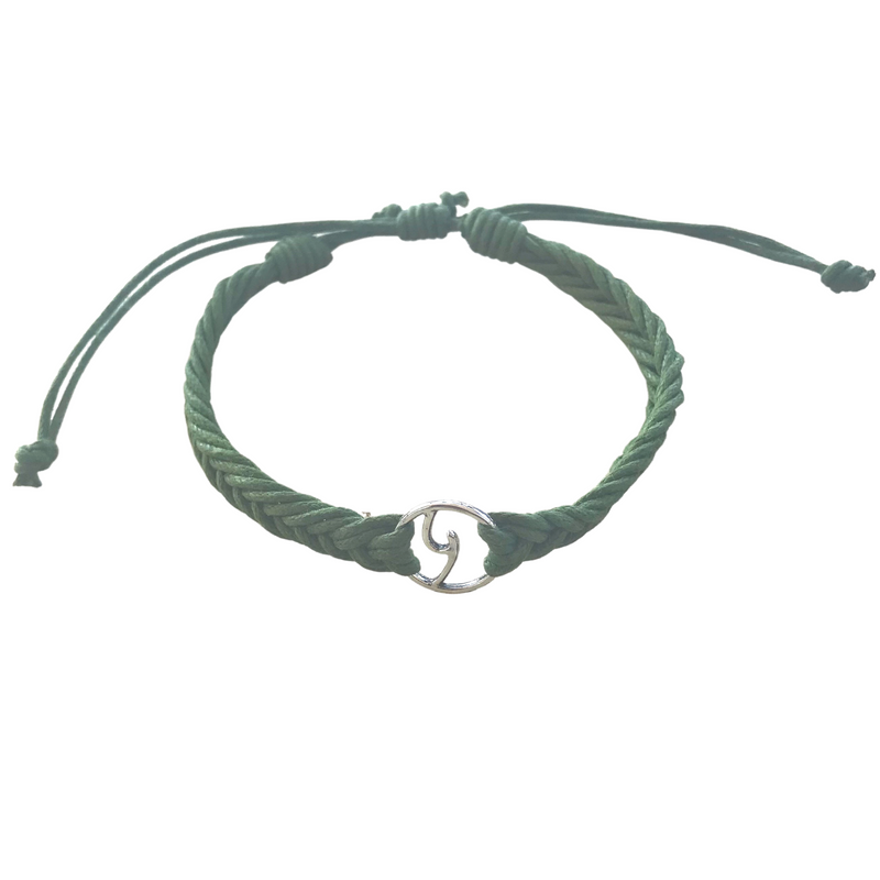 Wave Bracelet Green