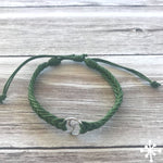 Wave Bracelet Green