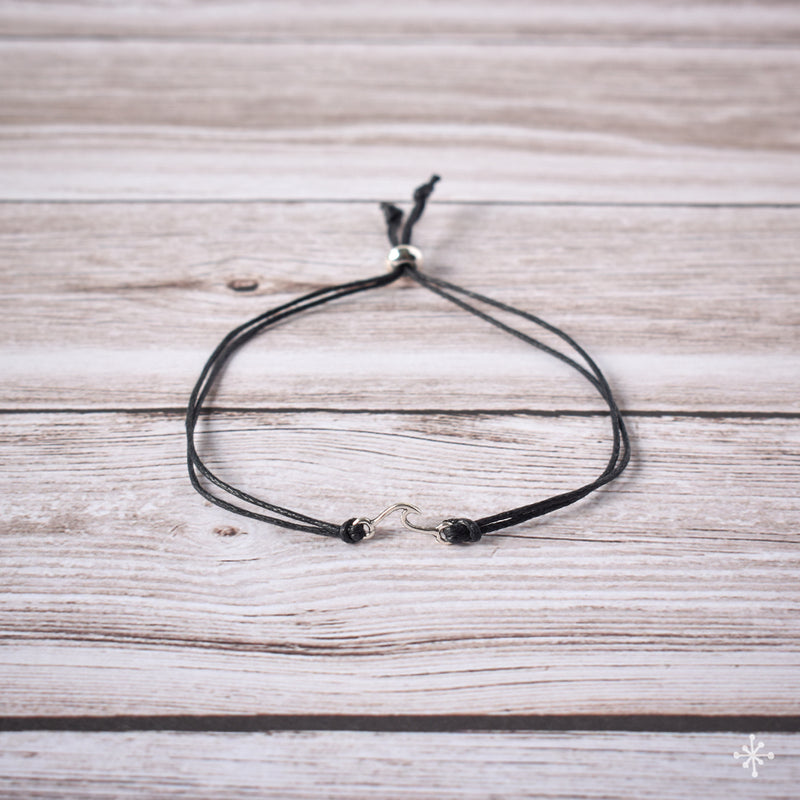 Bracelet Wave Small Black