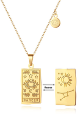ZODIAC SIGN NECKLACE CANCER REVERSE CONSTELLATION