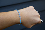 Chain Bracelet Silver - Evil eye