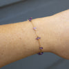 Gold Amethyst bracelet