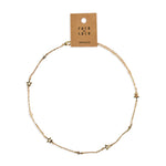 Gold star necklace spacer