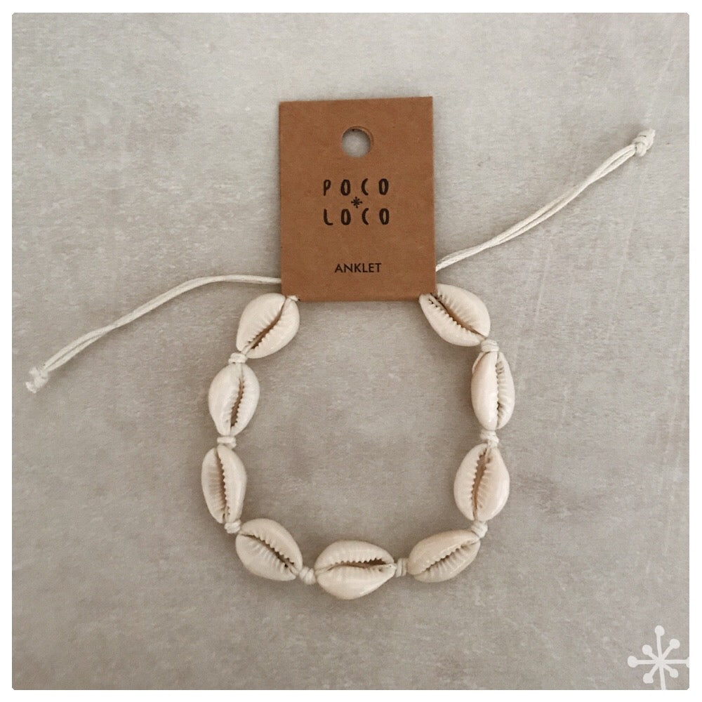 SHELL ANKLETS