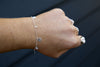 Silver shell bracelet