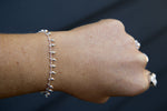 Silver bohemian bracelet